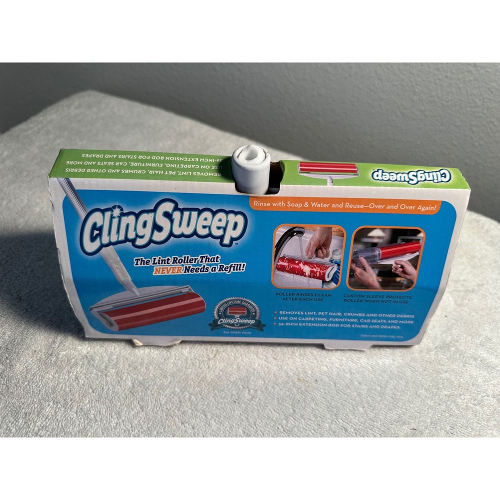 ClingSweep Lint Roller Pet Hair Remover Reusable Washable - just the roller‎